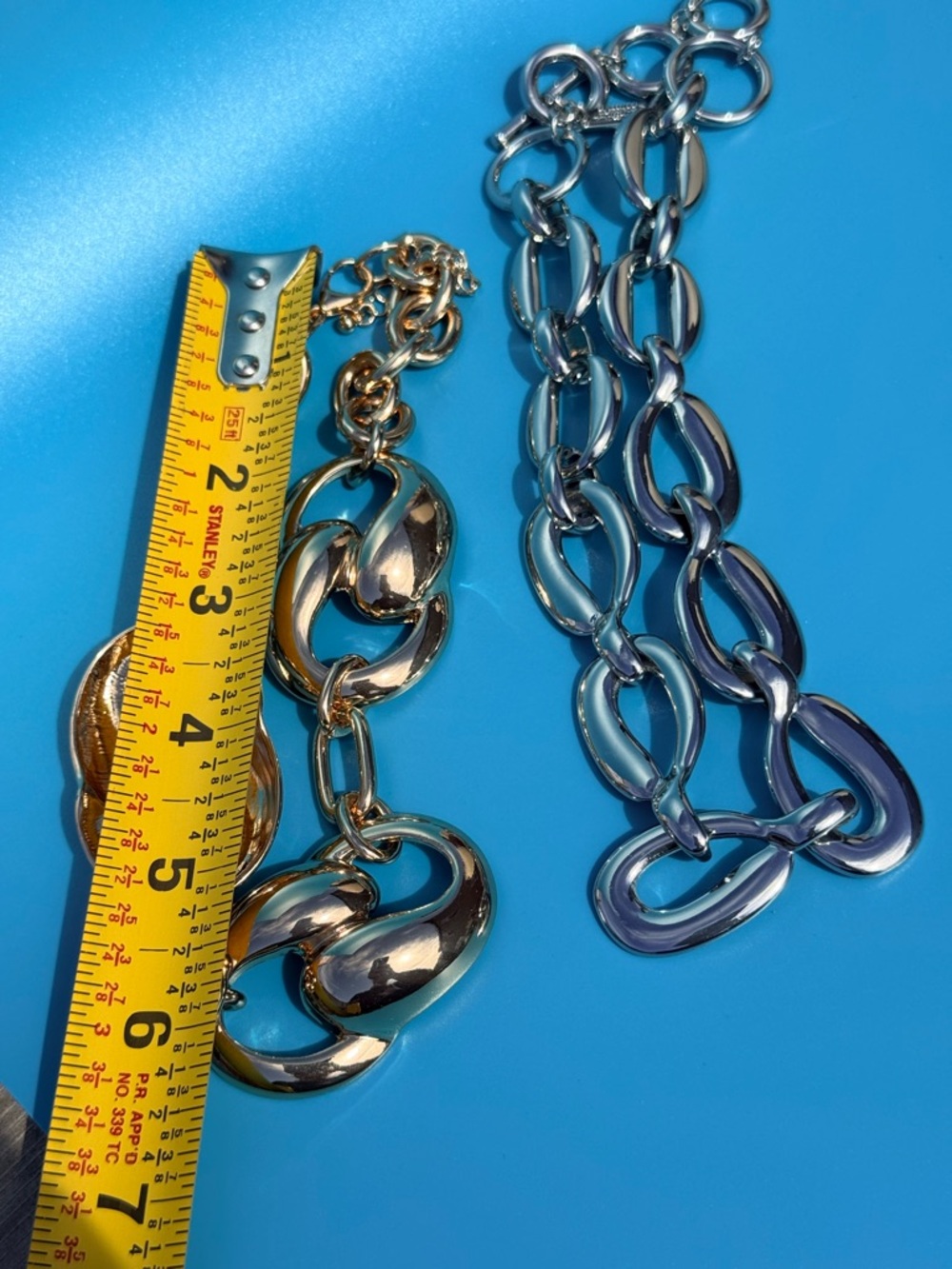 I.N.C Chunky Chain Necklace Bundle (Gold & Silver – 2 Piece) - Picture 5 of 5